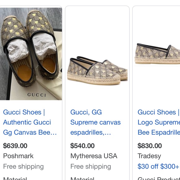 Gucci espadrilles size 39, very comfortable! - Picture 5 of 5